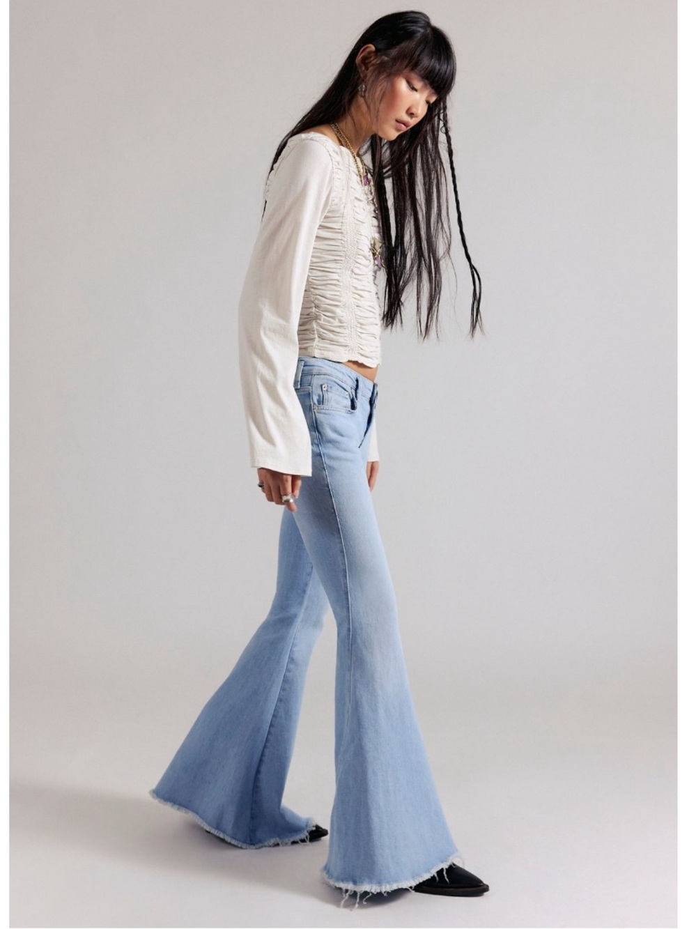 9383. We The Free Emre Low-Rise Flare Jeans